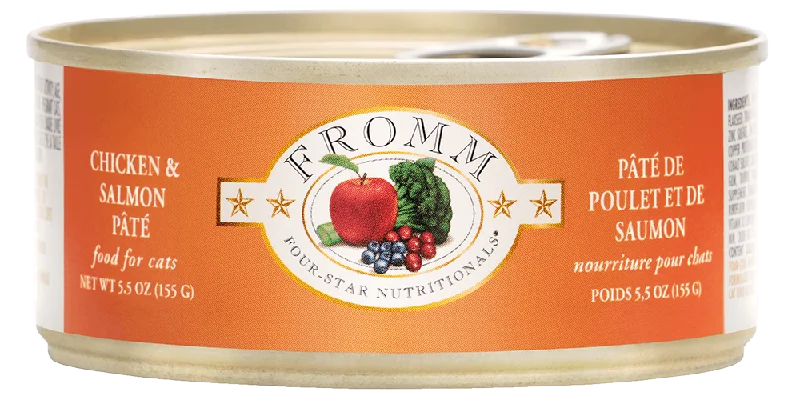 Fromm Chicken & Salmon Pate Wet Cat Food 3oz