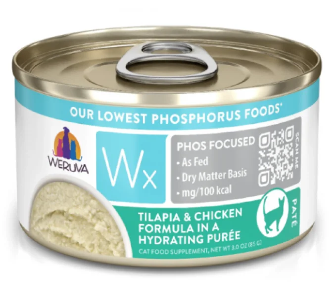 Weruva WX Phos Tilapia & Chicken Puree 3 oz.