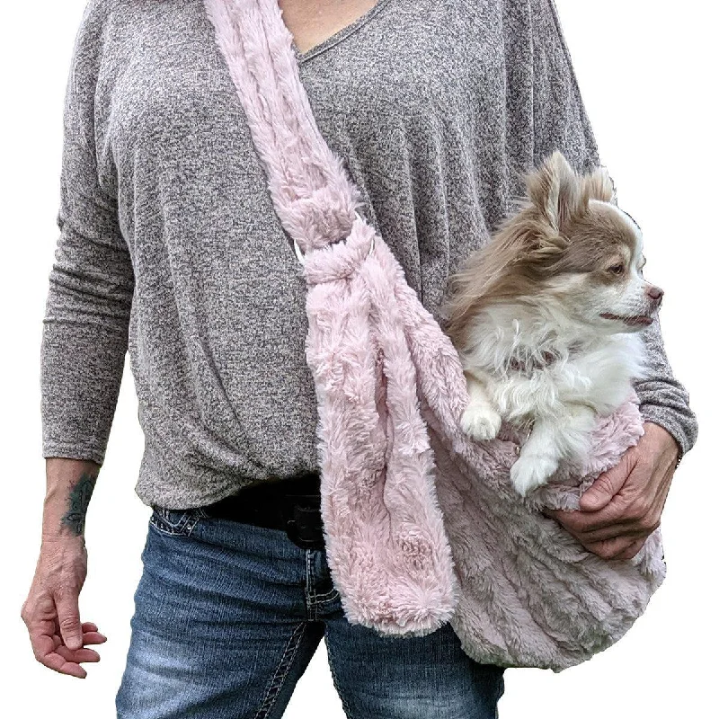 Fur Baby Adjustable Sling Dog Carrier Blush Bella