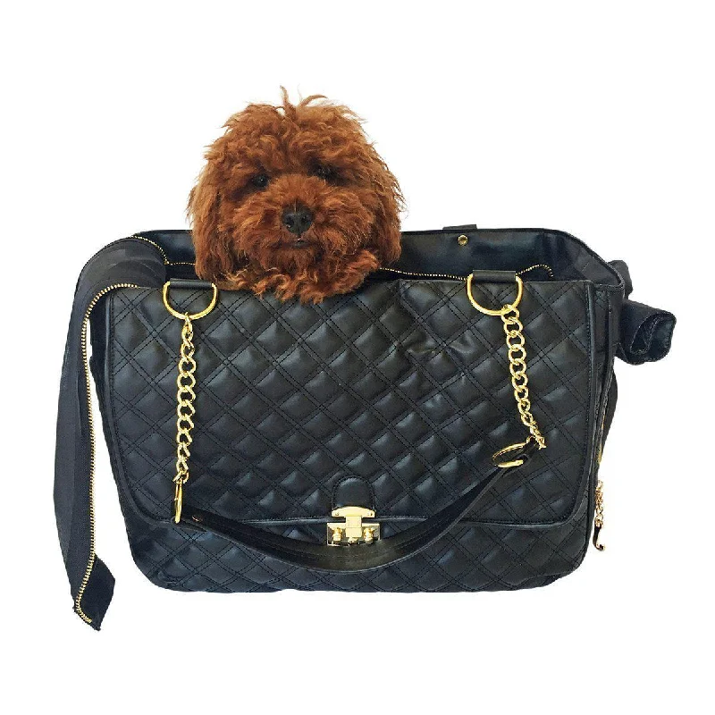 Rodeo Dog Carrier Quilted Classic Black