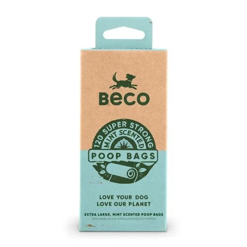 Beco Poop Bags Mint Scented - 120 Pack