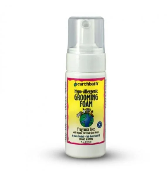 Earthbath Hypo-Allergenic Waterless Cat Foam 4 oz.