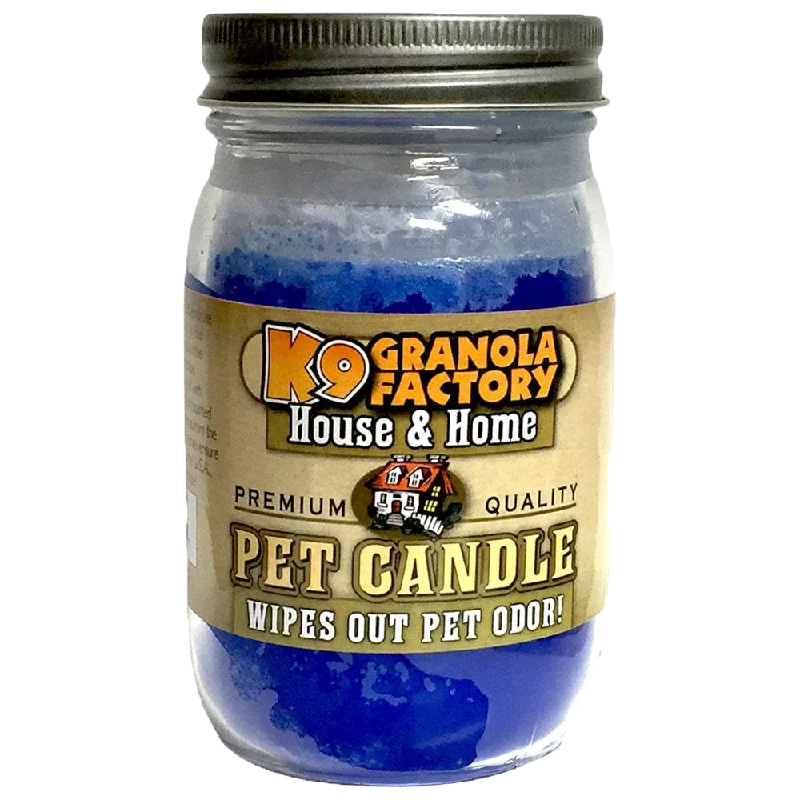 K9 Granola Factory Odor Eliminator Candle, Blueberry Yogurt