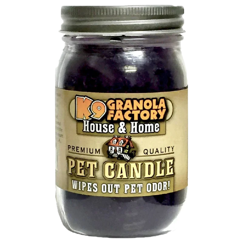 K9 Granola Factory Odor Eliminator Candle, Spring Lilac