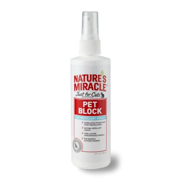 Nature's Miracle Cat Pet Block Repellant 8 oz.