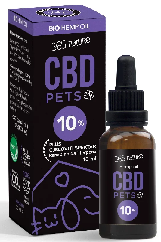 365 NATURE Pets CBD 10% ulje konoplje za pse i mačke, 10ml