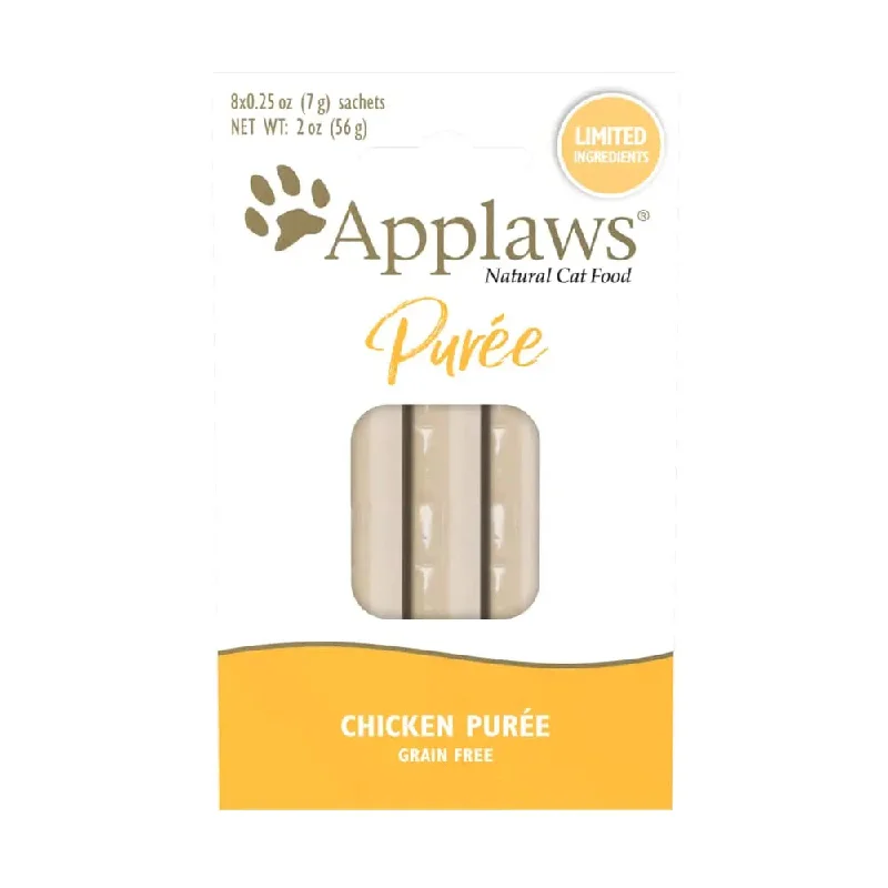 Applaws Natural Cat Treat Chicken Puree 8 x 0.25oz 10/cs