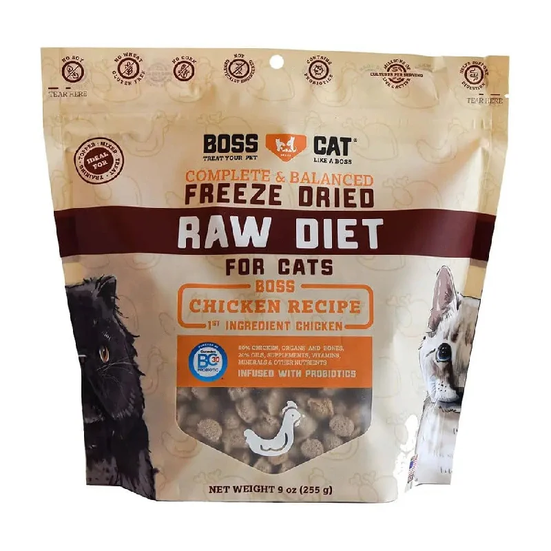 Boss Cat® Freeze Dried Raw Chicken Nuggets 9 Oz