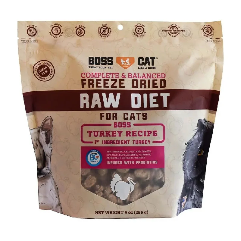 Boss Cat® Freeze Dried Raw Turkey Nuggets 9 Oz