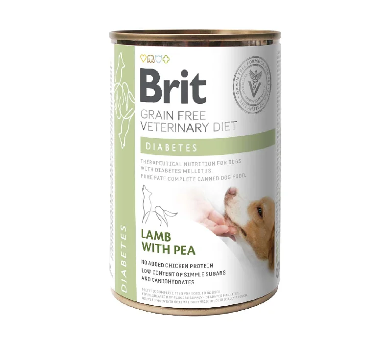 BRIT GF VD Dog Diabetes, za regulaciju opskrbe glukozom, konz. 400g