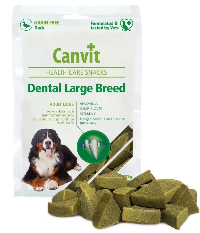 CANVIT Dental L-poslastica za velike pasmine s pačetinom,bez žitarica,250g