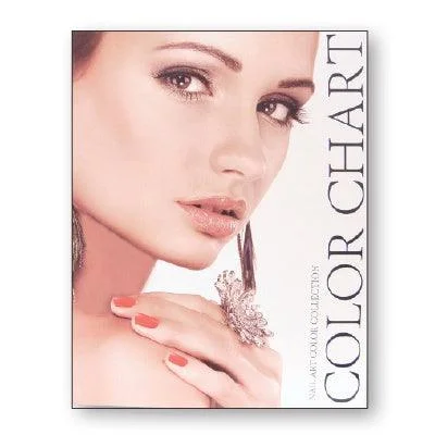 Color Chart Book for Display Gel, Polish & Powder Color