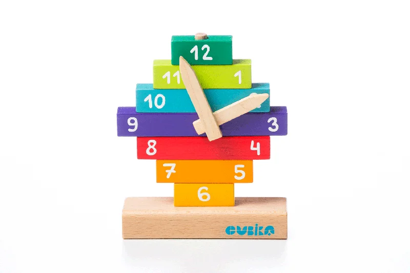 Cubika Wooden Clock