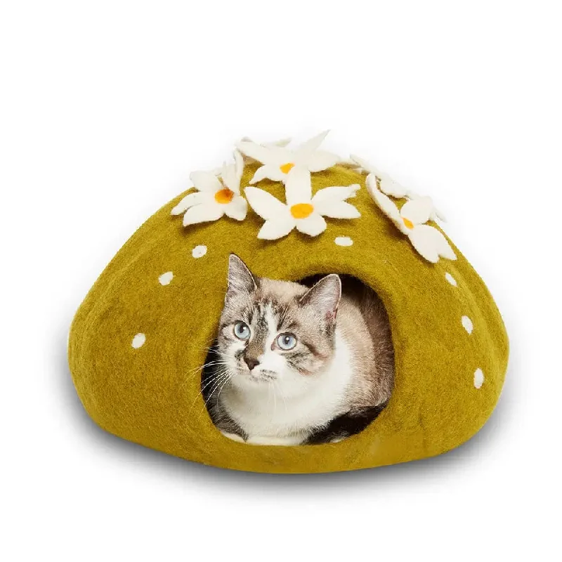 Dharma Dog Karma Cat Wool Pet Cave Cactus Small Dogs & Cat Bed