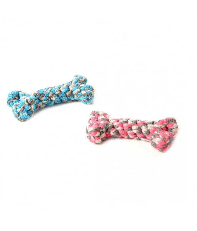 Duvo Knotted Cotton Bone - 8cm