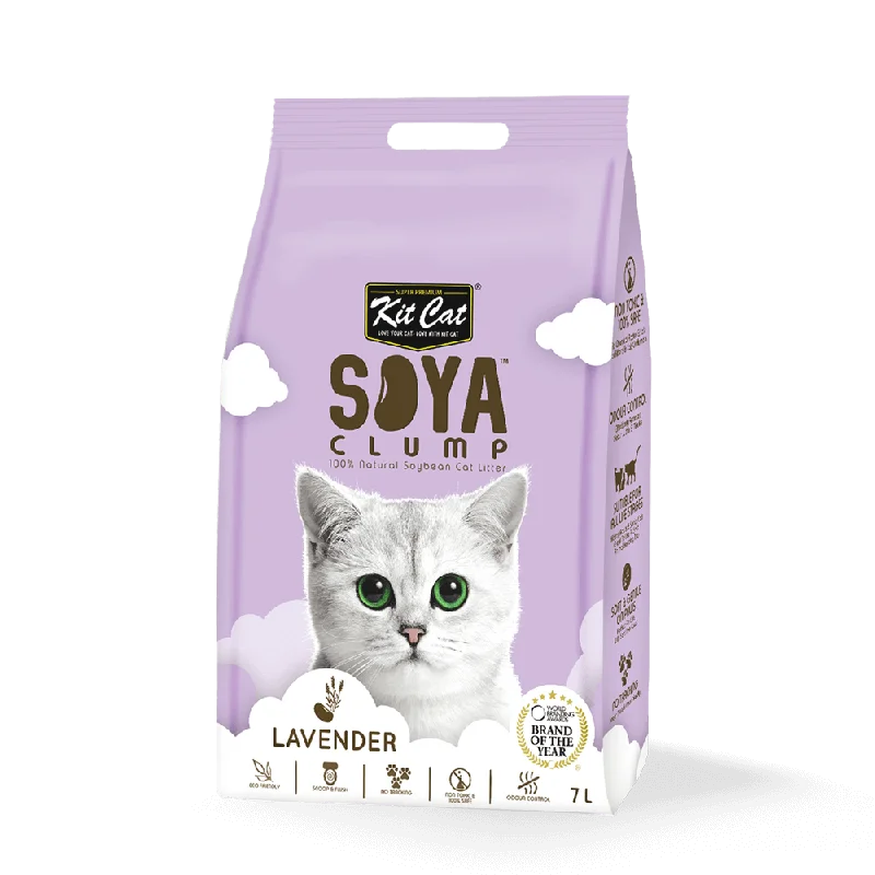 Kit Cat Soya Clump Soybean Litter – Lavender 7L