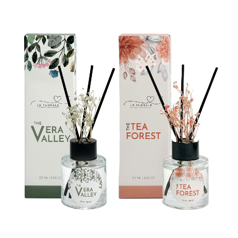 Le Florale Signature Scent Reed Diffuser [Value Bundle]