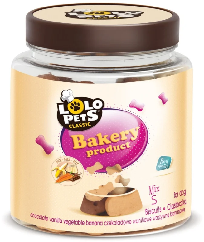 LOLO PETS CLASSIC Bones Mix, keksi za pse, kutijica s poklopcem, S, 210g