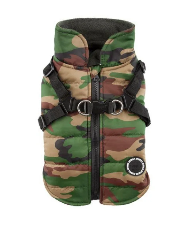 Mountaineer Waterproof Dog Harness Jacket in Camo (FINAL SALE)