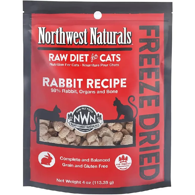 Northwest Naturals Freeze Dried Cats Nibbles Rabbit Cat Food