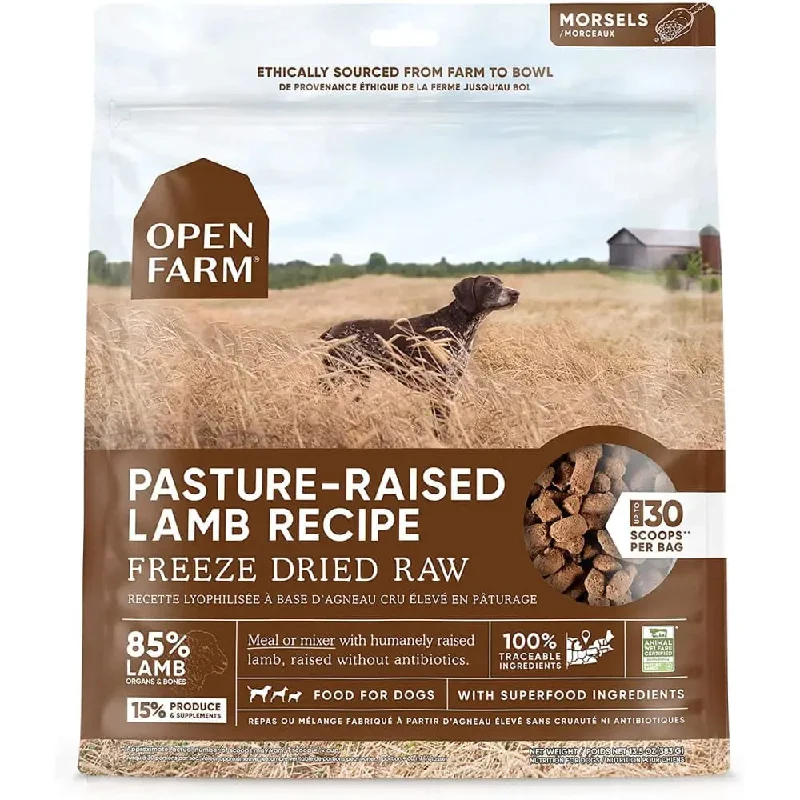 Open Farm® Pasture-Raised Lamb Freeze Dried Raw Dog Food