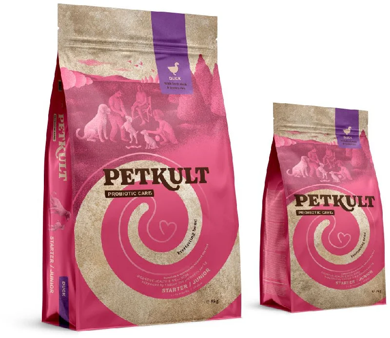 PETKULT Probiotics STARTER & JUNIOR, Raţă şi orez