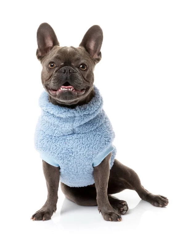 Turtle Teddy Dog Fleece in Washed Blue (FINAL SALE)