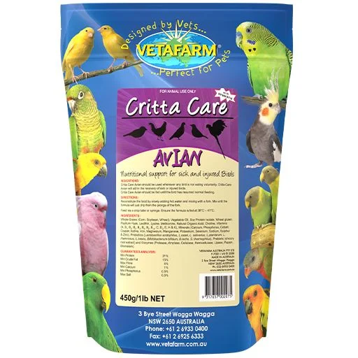 Vetafarm Avian Critta Care 450g