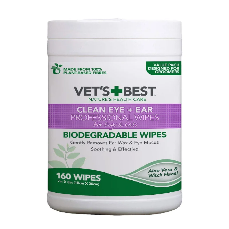 Vet’s Best Ear & Eye Biodegradable Wipes