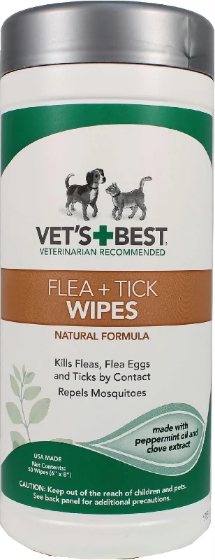 Vet's+best Flea & Tick Wipes Dogs And Cats