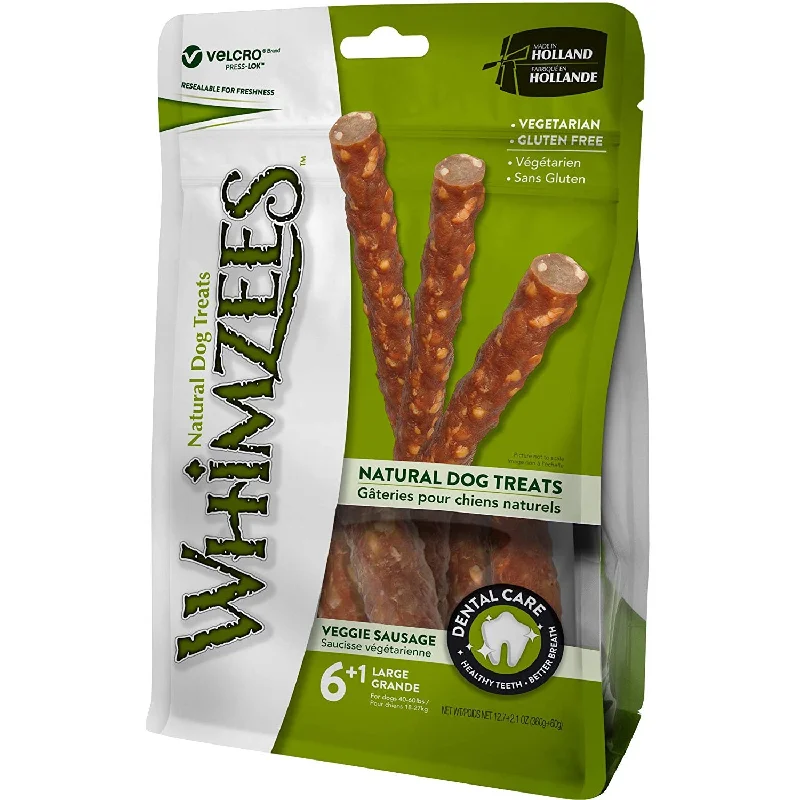 Whimzees Veggie Sausage Large 6+1