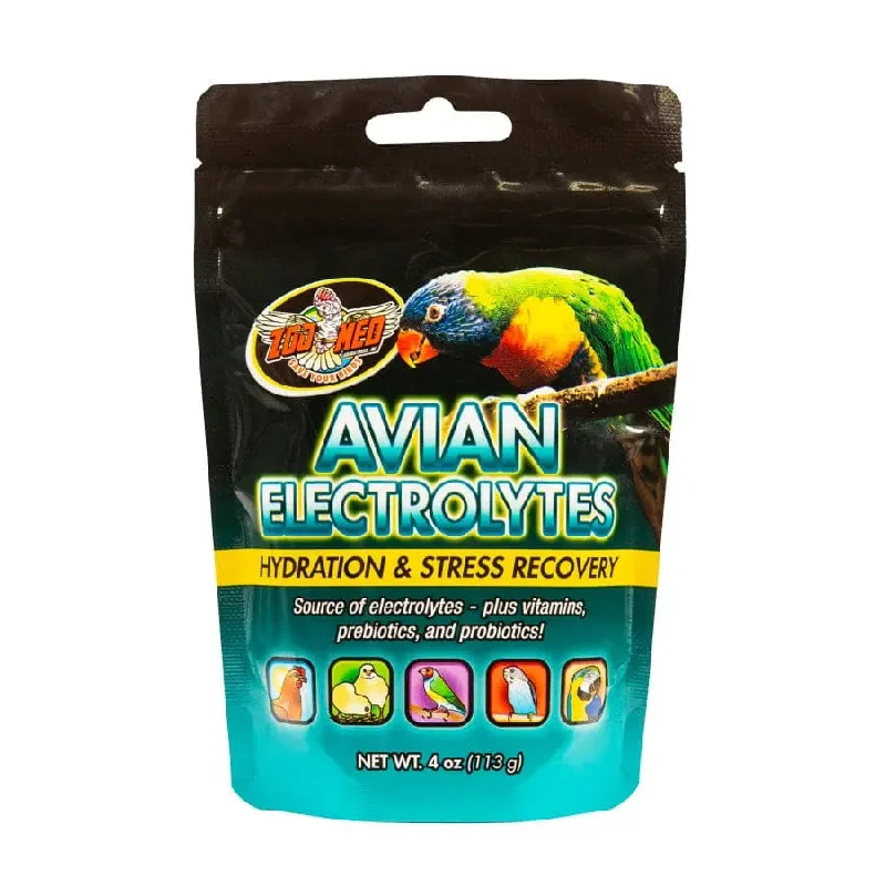 Zoo Med Avian Electrolytes Hydration and Stress Recovery