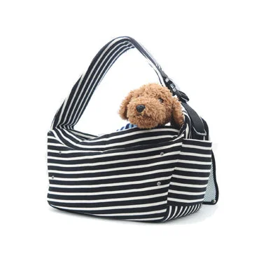 BETTERS | Sling Bag in Black & White Stripe